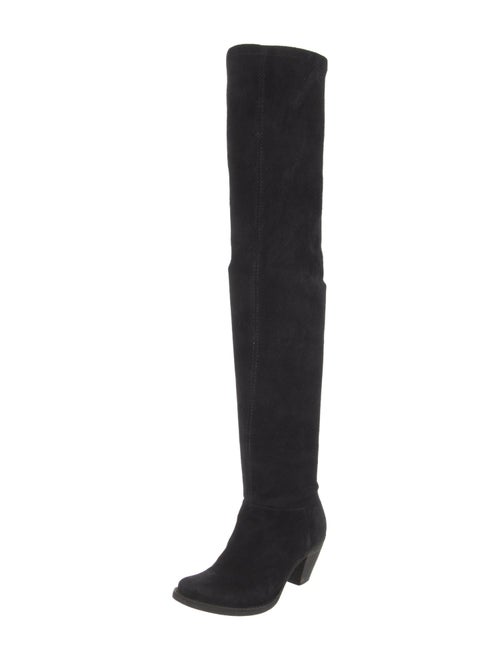 Alice + Olivia Suede Sock Boots