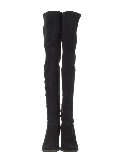 Alice + Olivia Suede Sock Boots