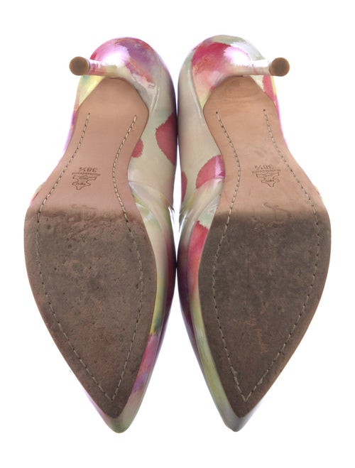 Alice + Olivia Patent Leather Tie-Dye Print Pumps