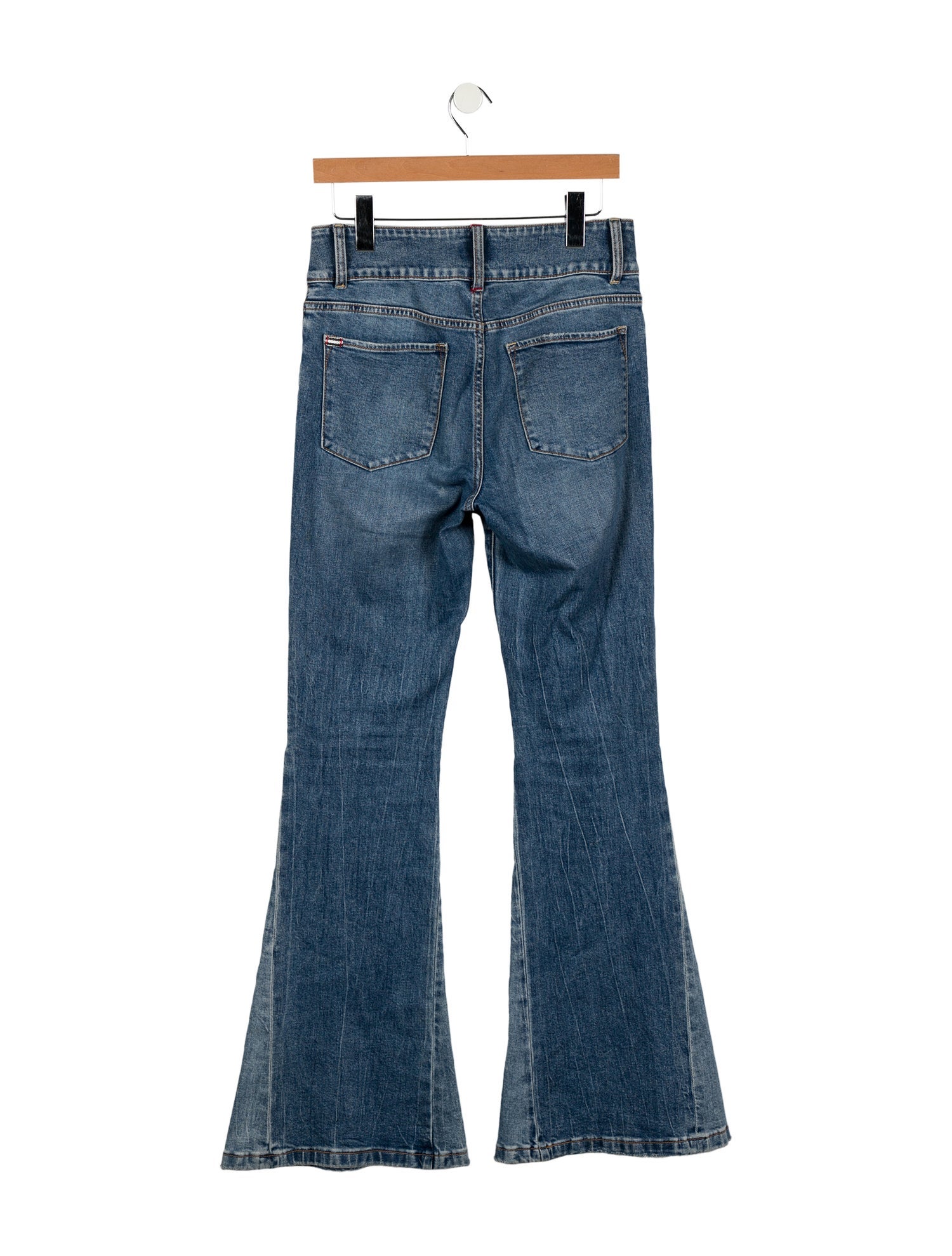 Alice + Olivia Mid-Rise Flared Jeans