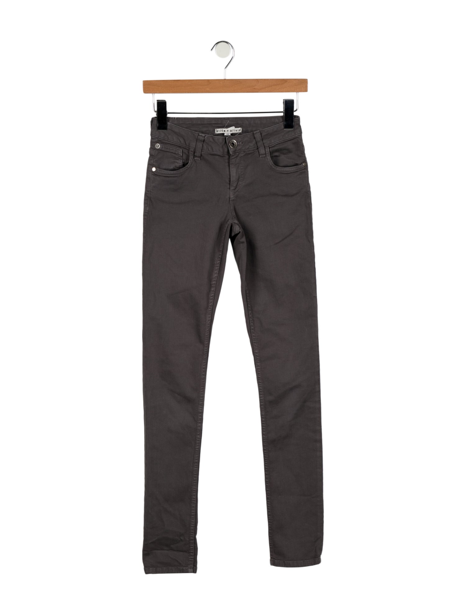 Alice + Olivia High-Rise Skinny Leg Jeans