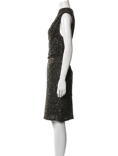 Alice + Olivia Nylon Sequin Embellishments Skirt Set