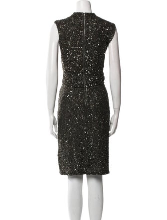 Alice + Olivia Nylon Sequin Embellishments Skirt Set