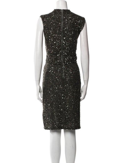 Alice + Olivia Nylon Sequin Embellishments Skirt Set