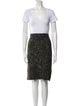 Alice + Olivia Nylon Sequin Embellishments Skirt Set