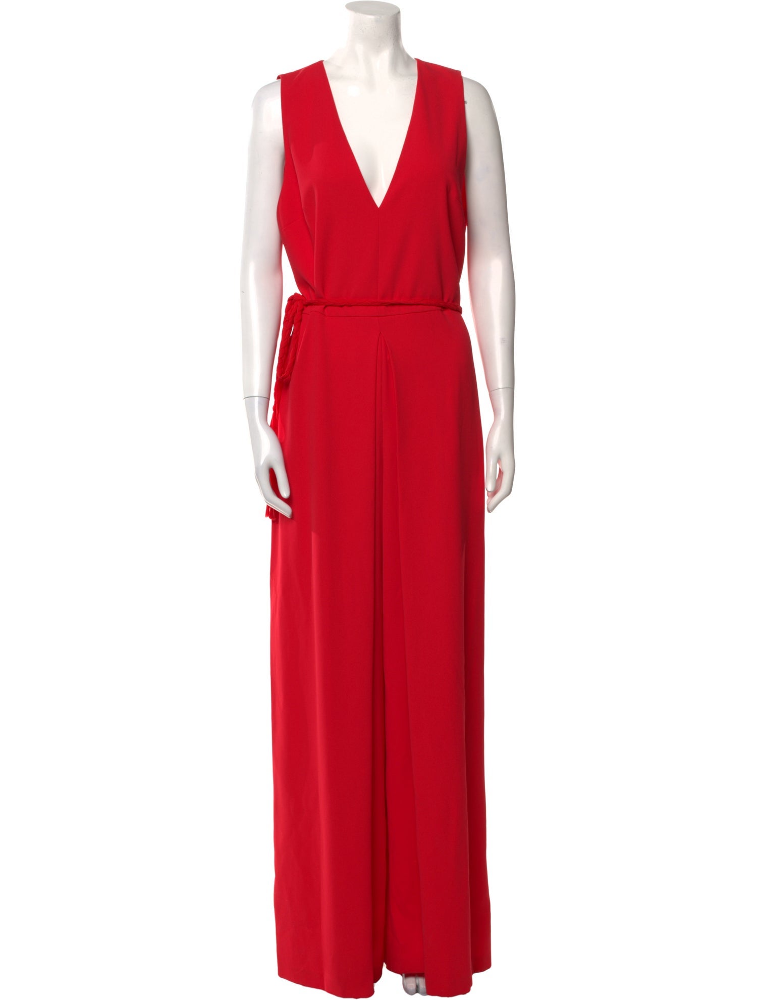 Alice + Olivia Plunge Neckline Jumpsuit