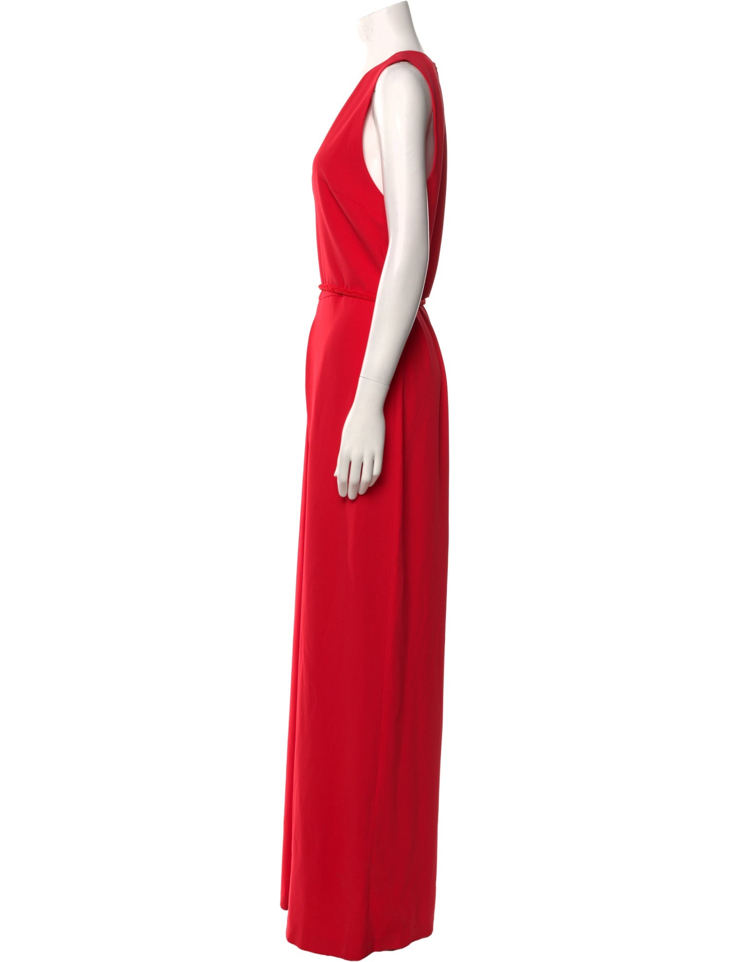 Alice + Olivia Plunge Neckline Jumpsuit