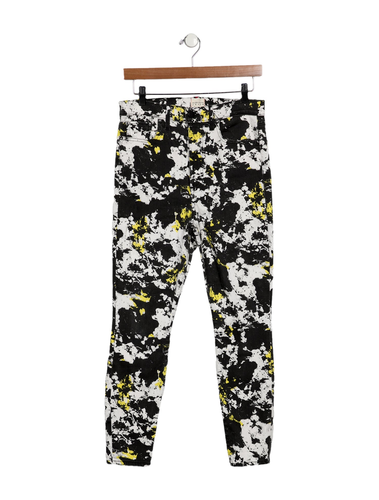 Alice + Olivia High-Rise Skinny Leg Jeans