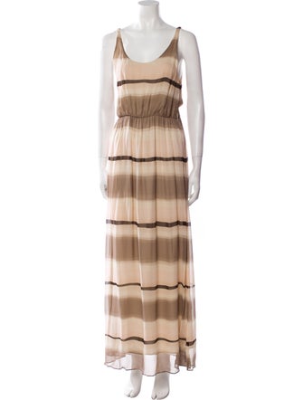 Alice + Olivia Silk Long Dress