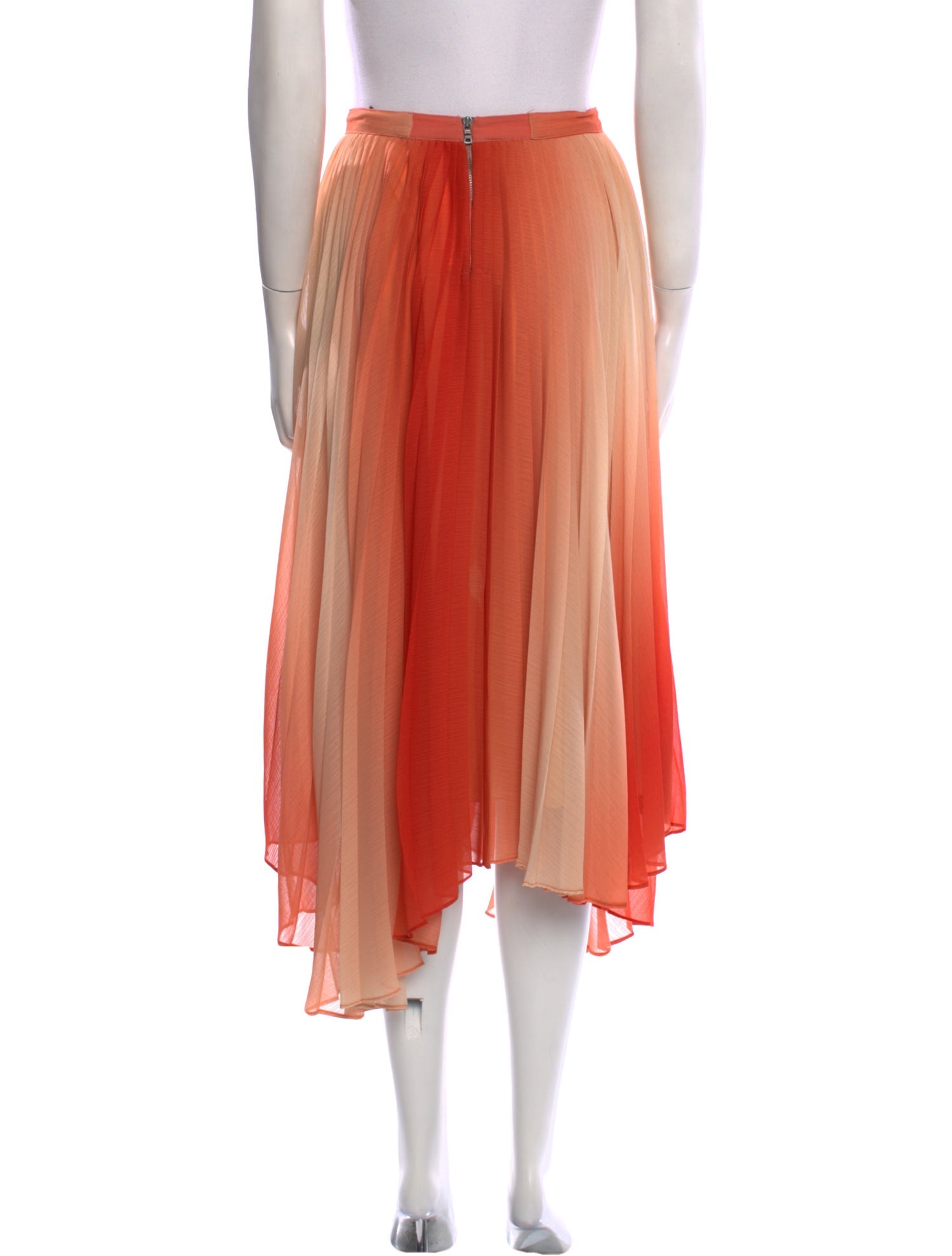 Alice + Olivia Colorblock Pattern Midi Length Skirt