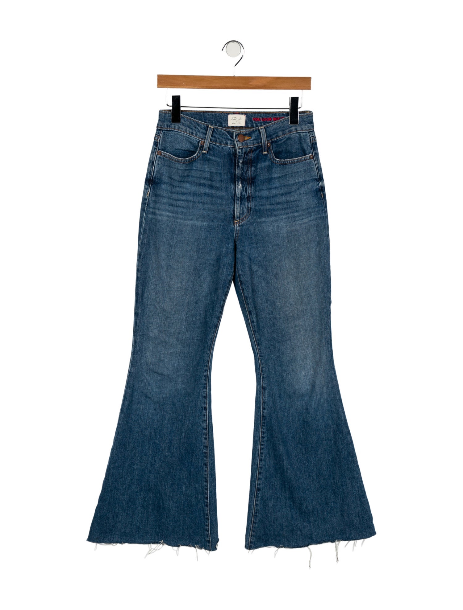Alice + Olivia Mid-Rise Wide Leg Jeans