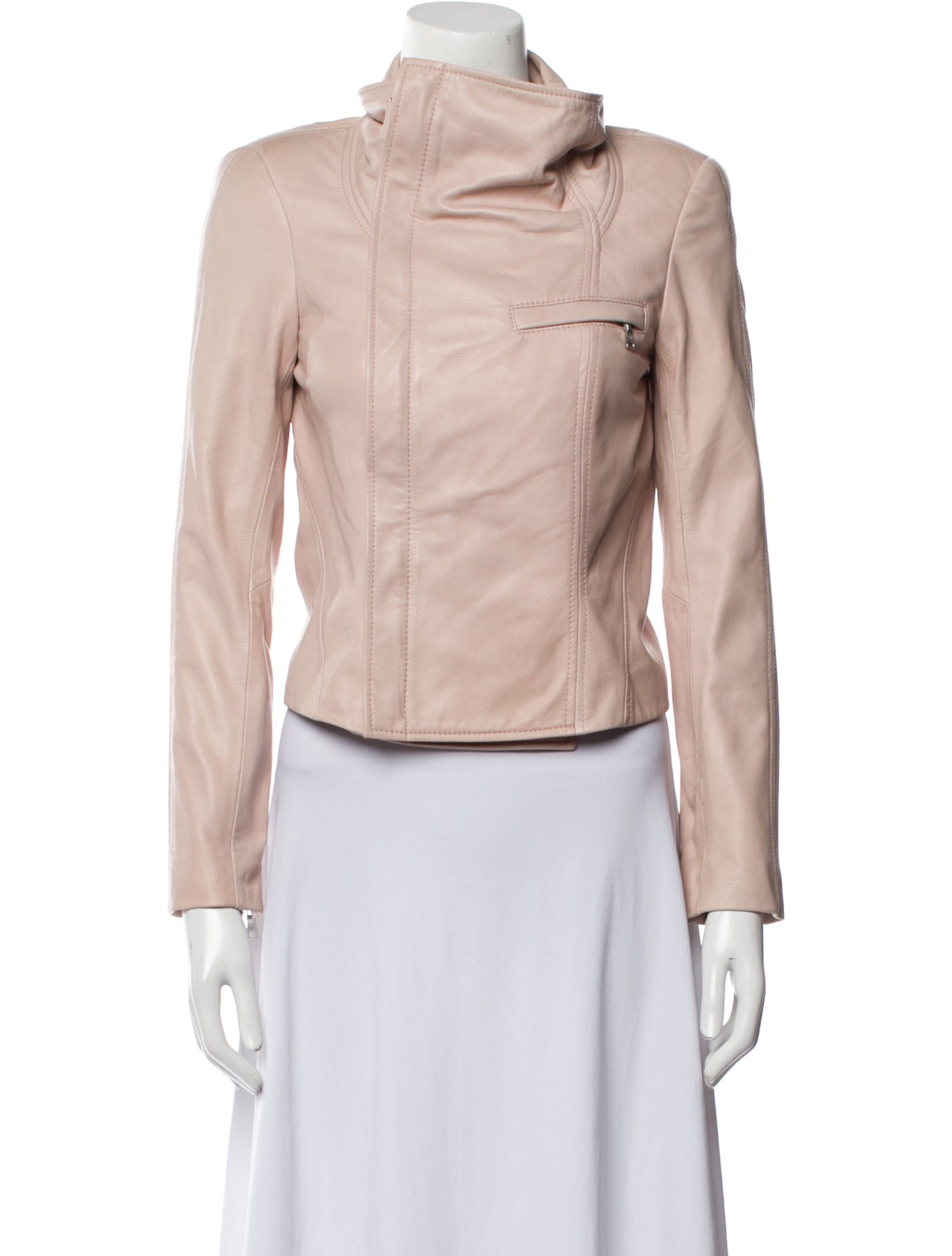 Alice + Olivia Leather Biker Jacket