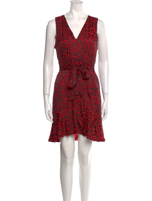 Alice + Olivia Animal Print Mini Dress