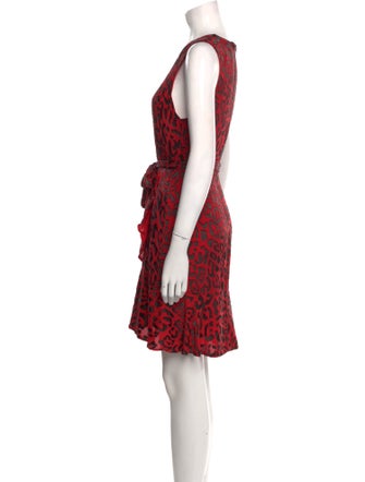 Alice + Olivia Animal Print Mini Dress