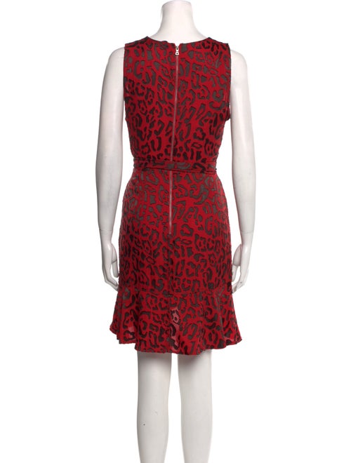 Alice + Olivia Animal Print Mini Dress