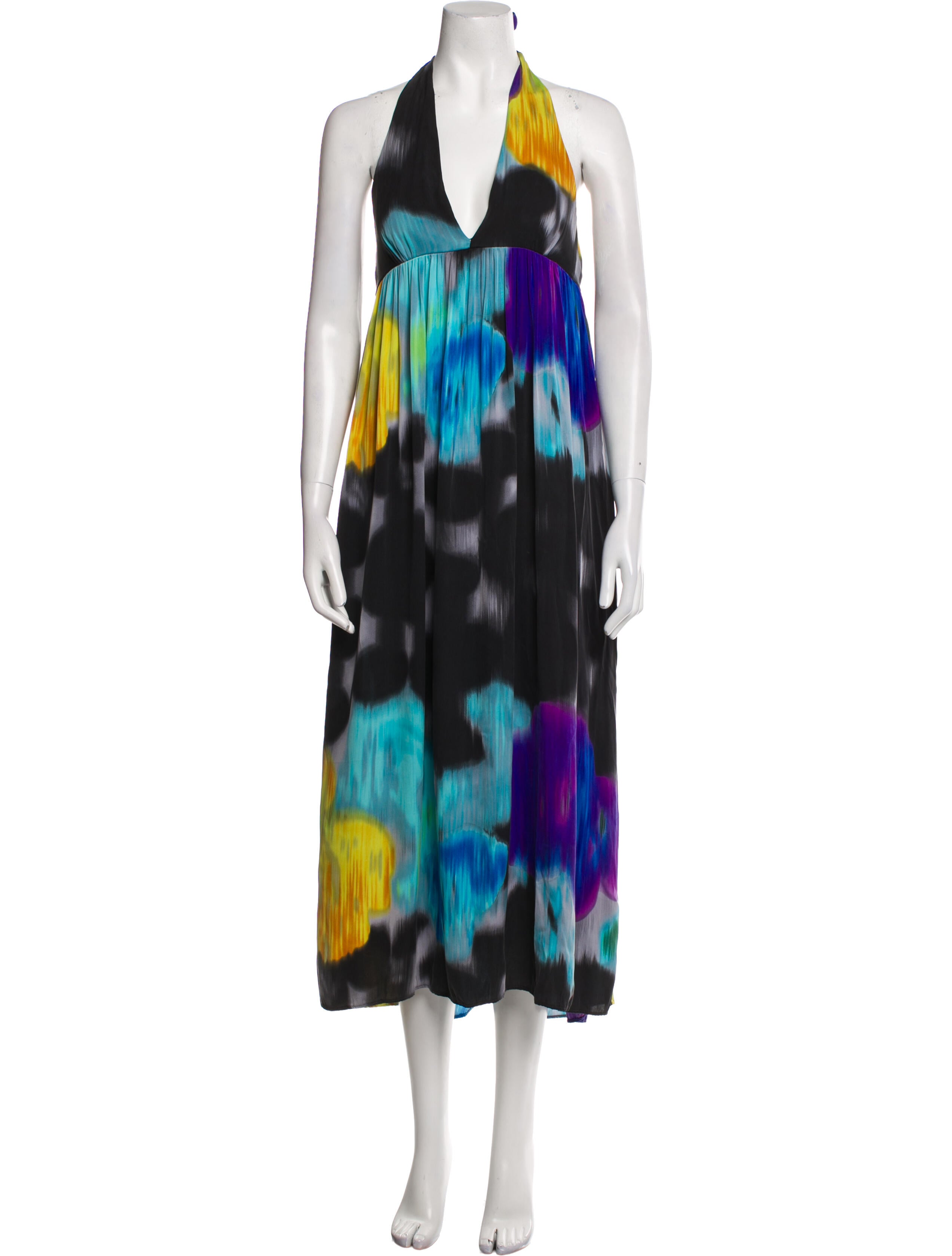 Alice + Olivia Silk Long Dress