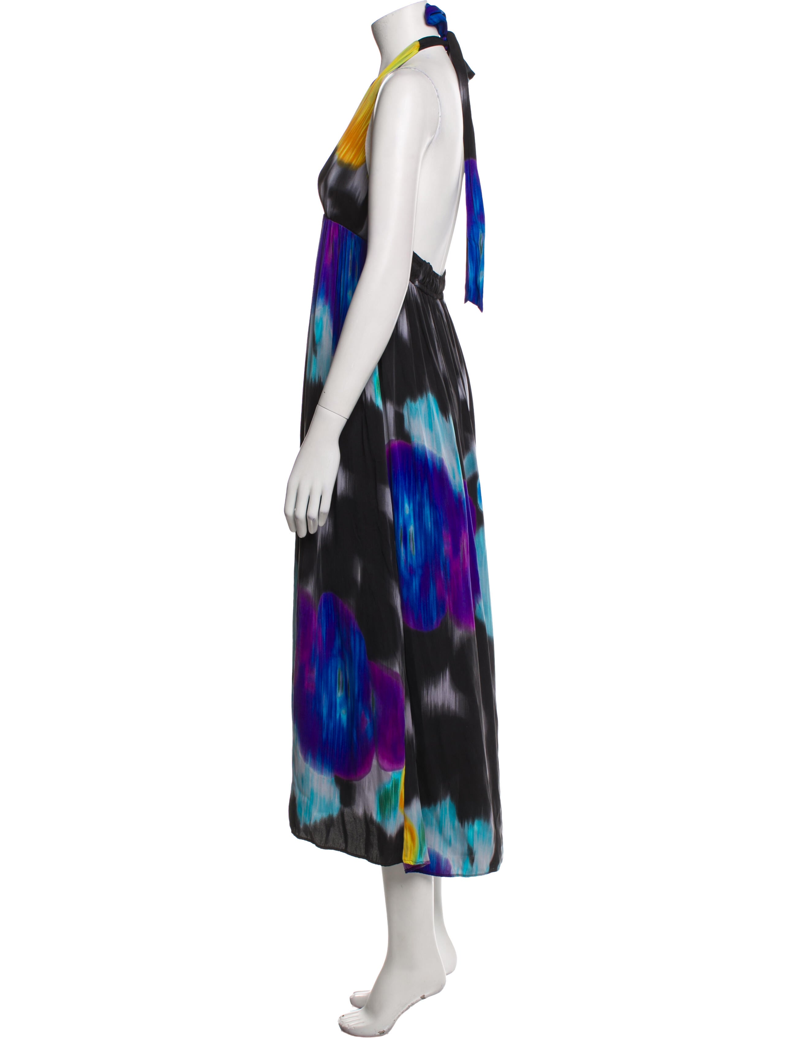 Alice + Olivia Silk Long Dress
