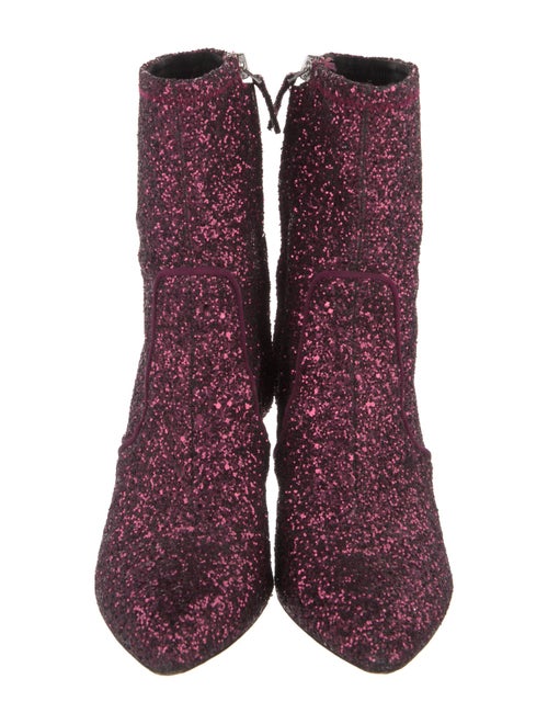 Alice + Olivia Glitter Printed Sock Boots