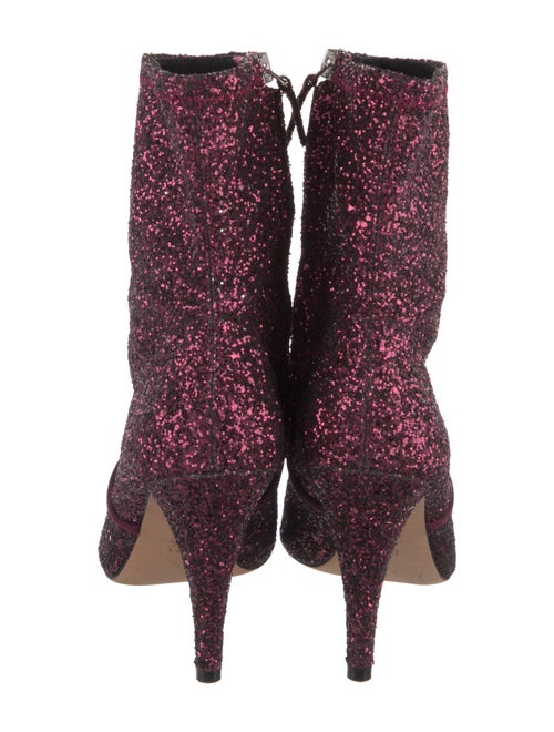 Alice + Olivia Glitter Printed Sock Boots