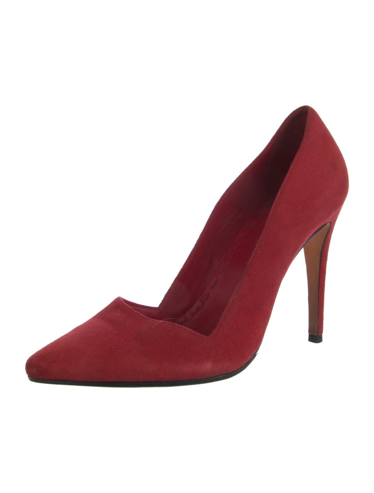Alice + Olivia Suede D'Orsay Pumps