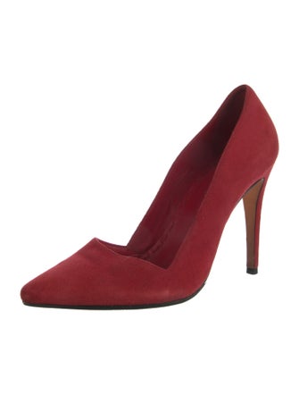 Alice + Olivia Suede D'Orsay Pumps