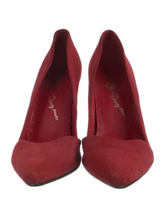 Alice + Olivia Suede D'Orsay Pumps