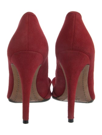 Alice + Olivia Suede D'Orsay Pumps