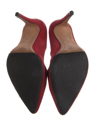 Alice + Olivia Suede D'Orsay Pumps