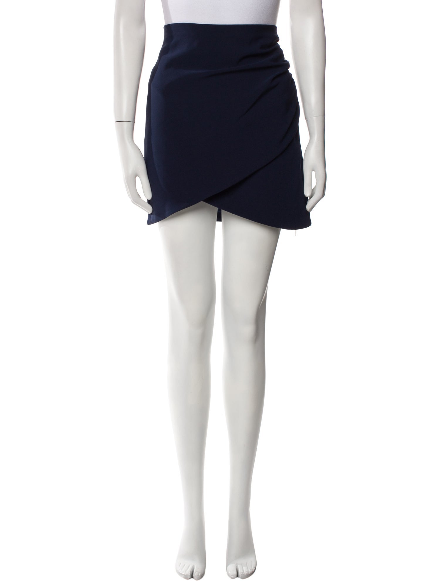 Alice + Olivia Pleated Accents Mini Skirt