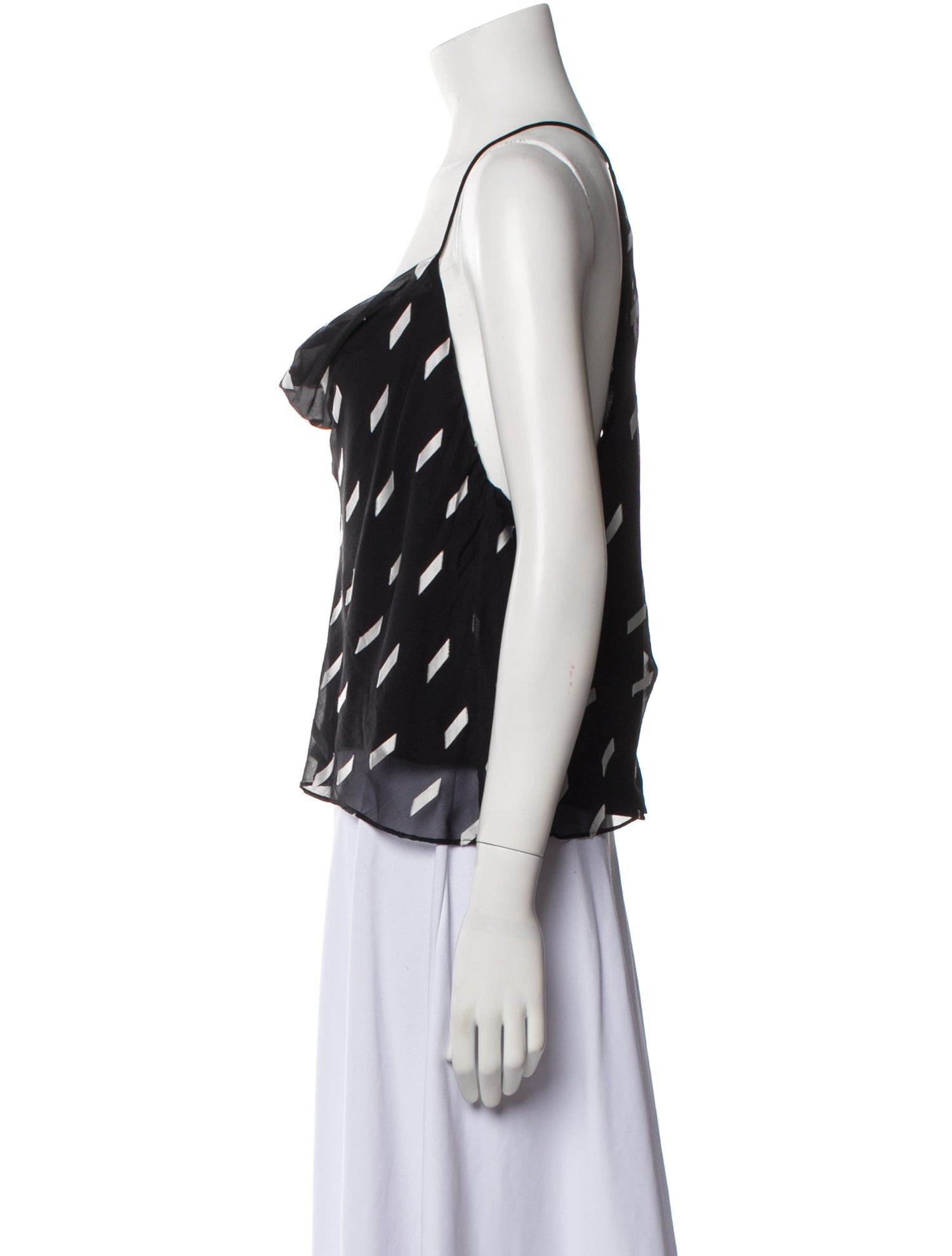 Alice + Olivia Printed Cowl Neck Top