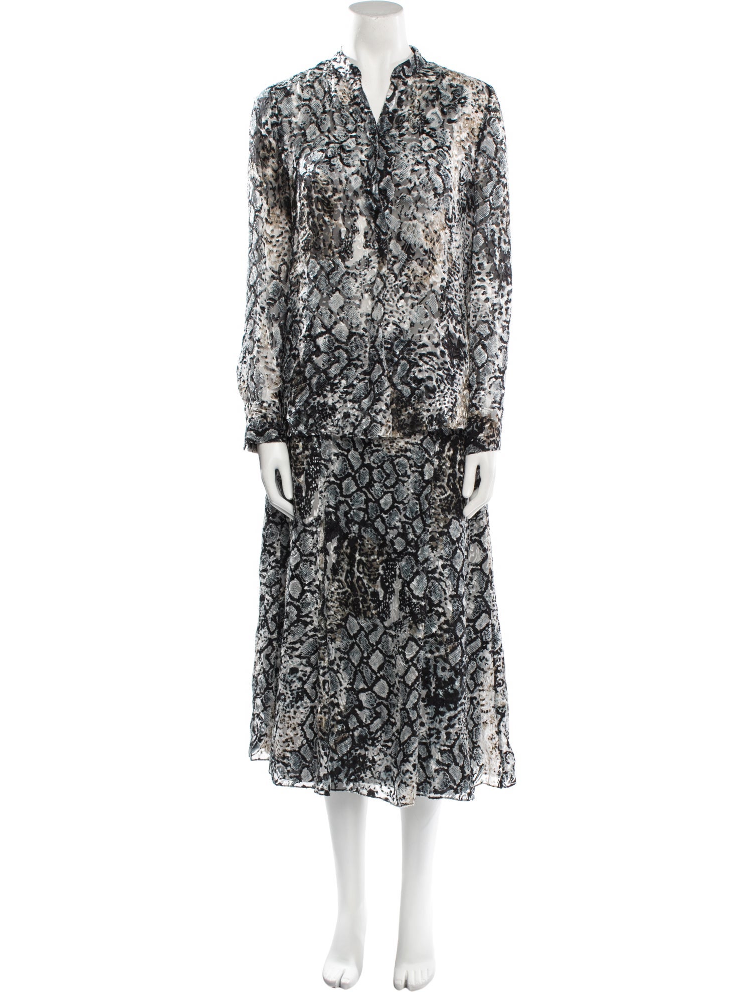 Alice + Olivia Printed Skirt Set