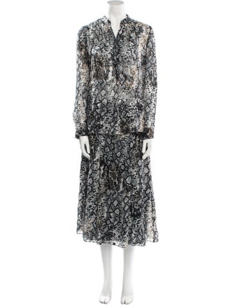 Alice + Olivia Printed Skirt Set