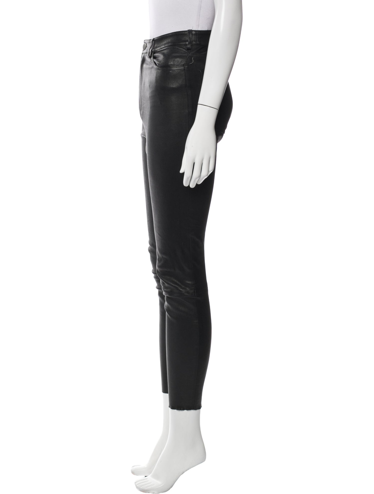 Alice + Olivia Leather Skinny Leg Pants