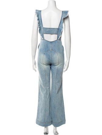 Alice + Olivia Square Neckline Jumpsuit