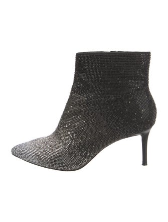 Alice + Olivia Crystal Embellishments Boots