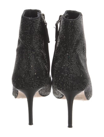 Alice + Olivia Crystal Embellishments Boots