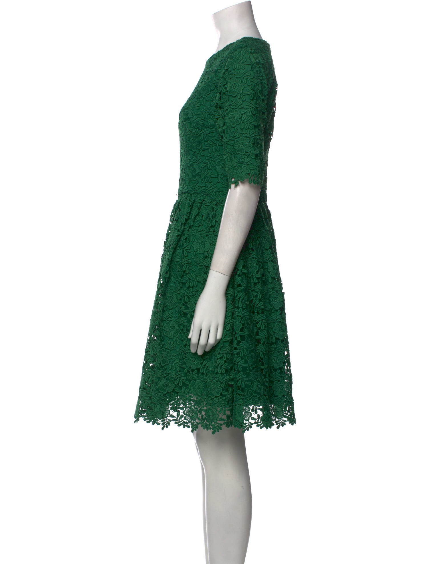 Alice + Olivia Lace Knee-Length Dress