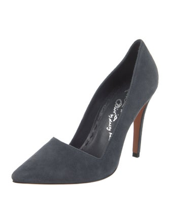 Alice + Olivia Suede D'Orsay Pumps