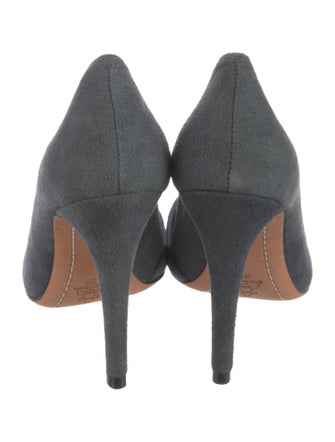 Alice + Olivia Suede D'Orsay Pumps