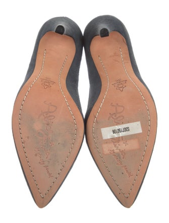 Alice + Olivia Suede D'Orsay Pumps
