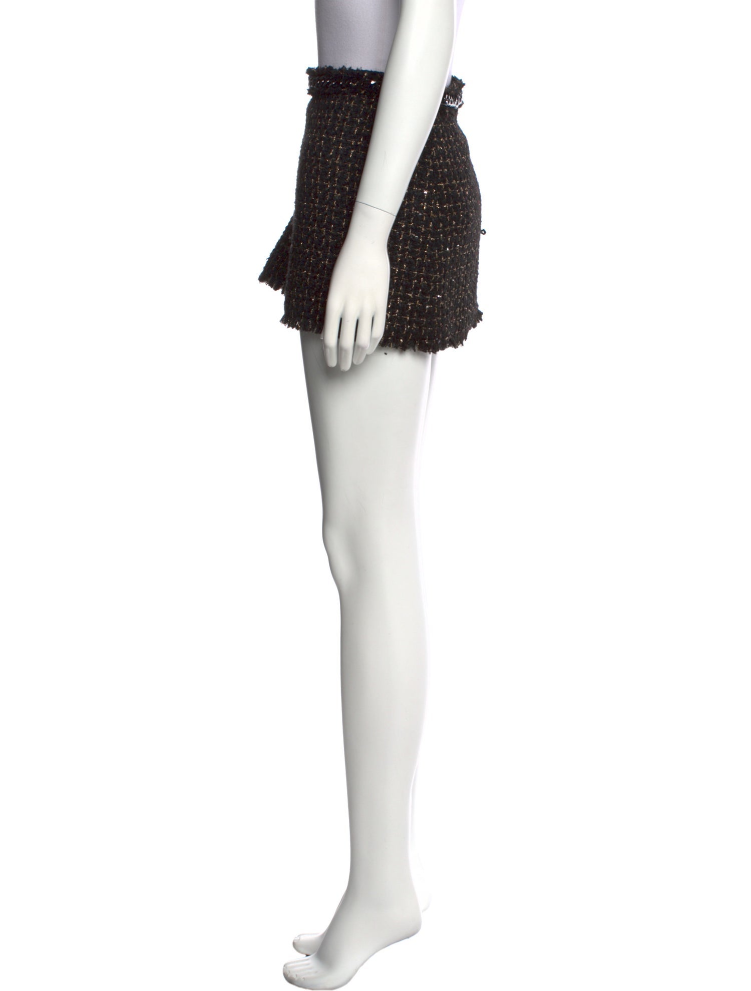 Alice + Olivia Glitter Accents Mini Skirt