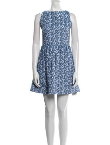 Alice + Olivia Dresses Floral Print Mini Dress S