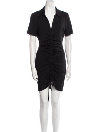 Alice + Olivia V-Neck Mini Dress