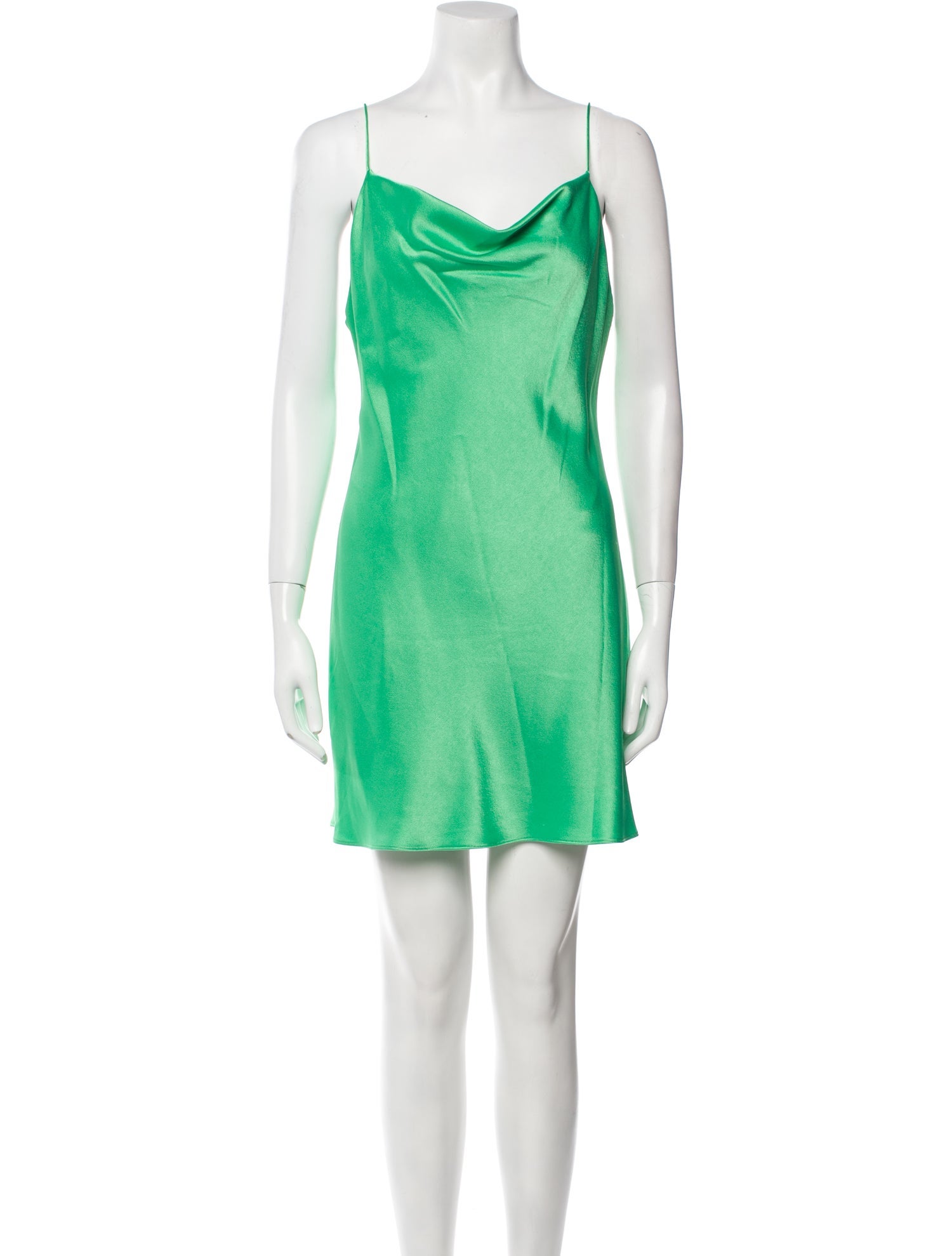 Alice + Olivia Cowl Neck Mini Dress