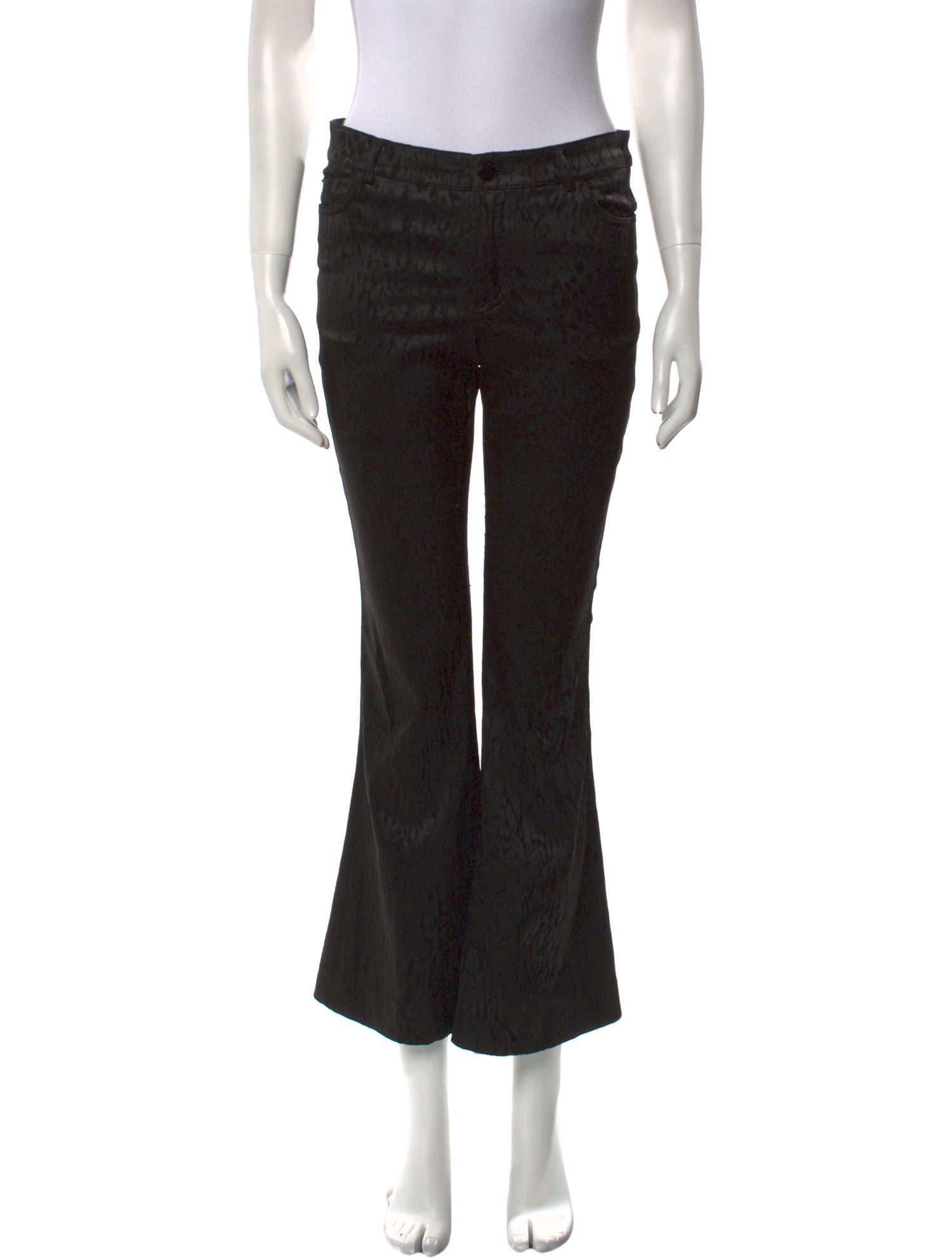 Alice + Olivia Leather Wide Leg Pants