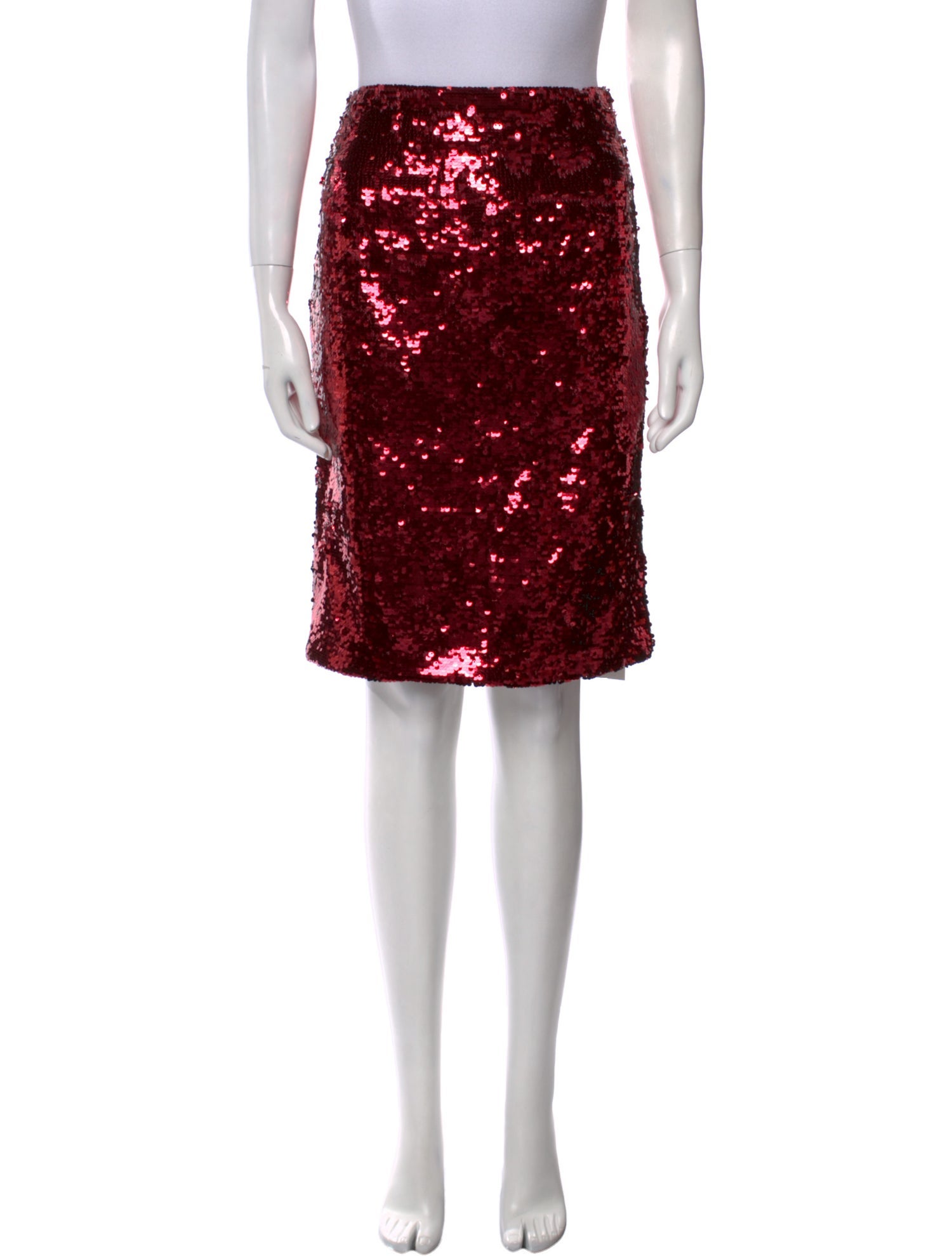 Alice + Olivia Sequin Embellishments Knee-Length Skirt w/ Tags