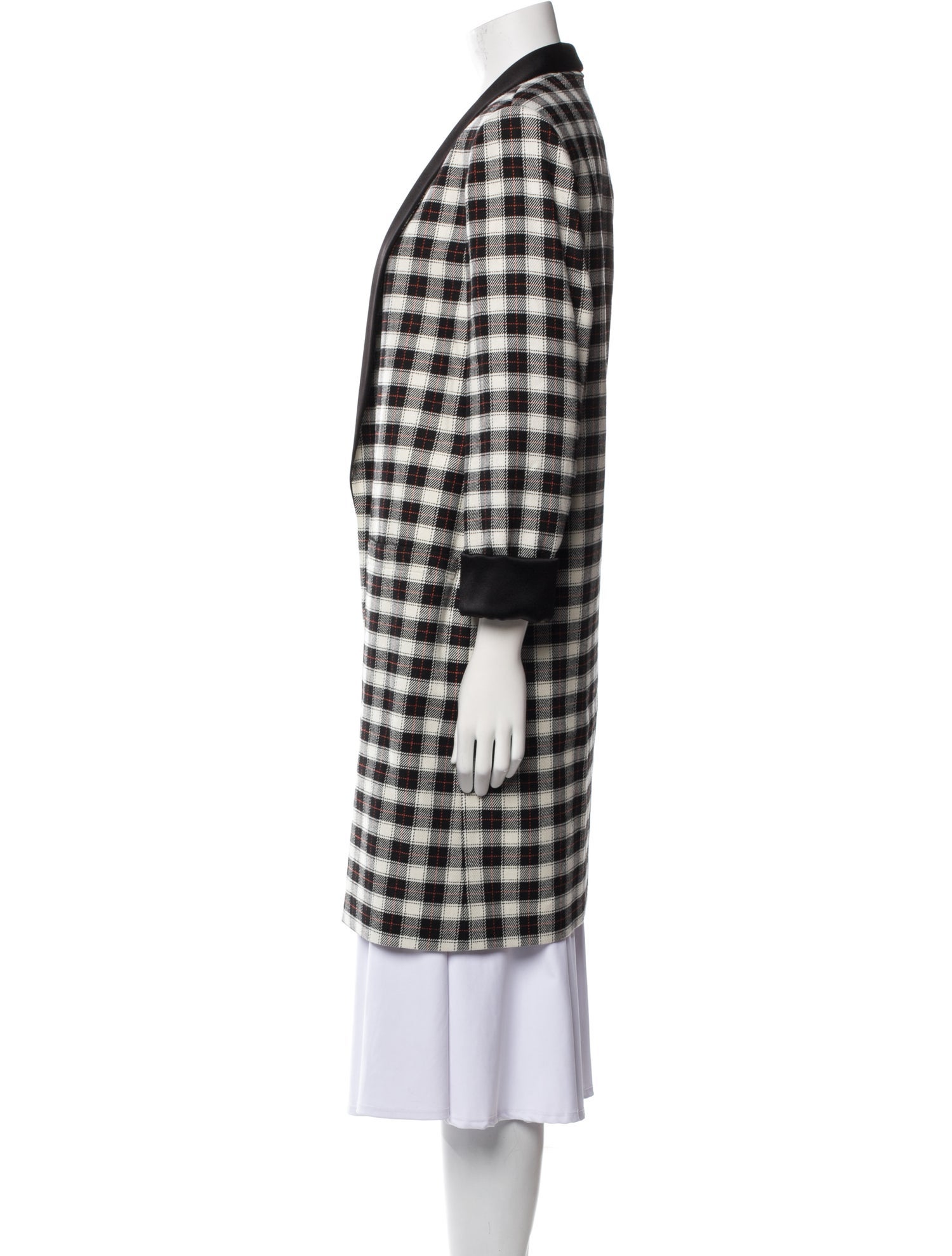 Alice + Olivia Plaid Print Coat