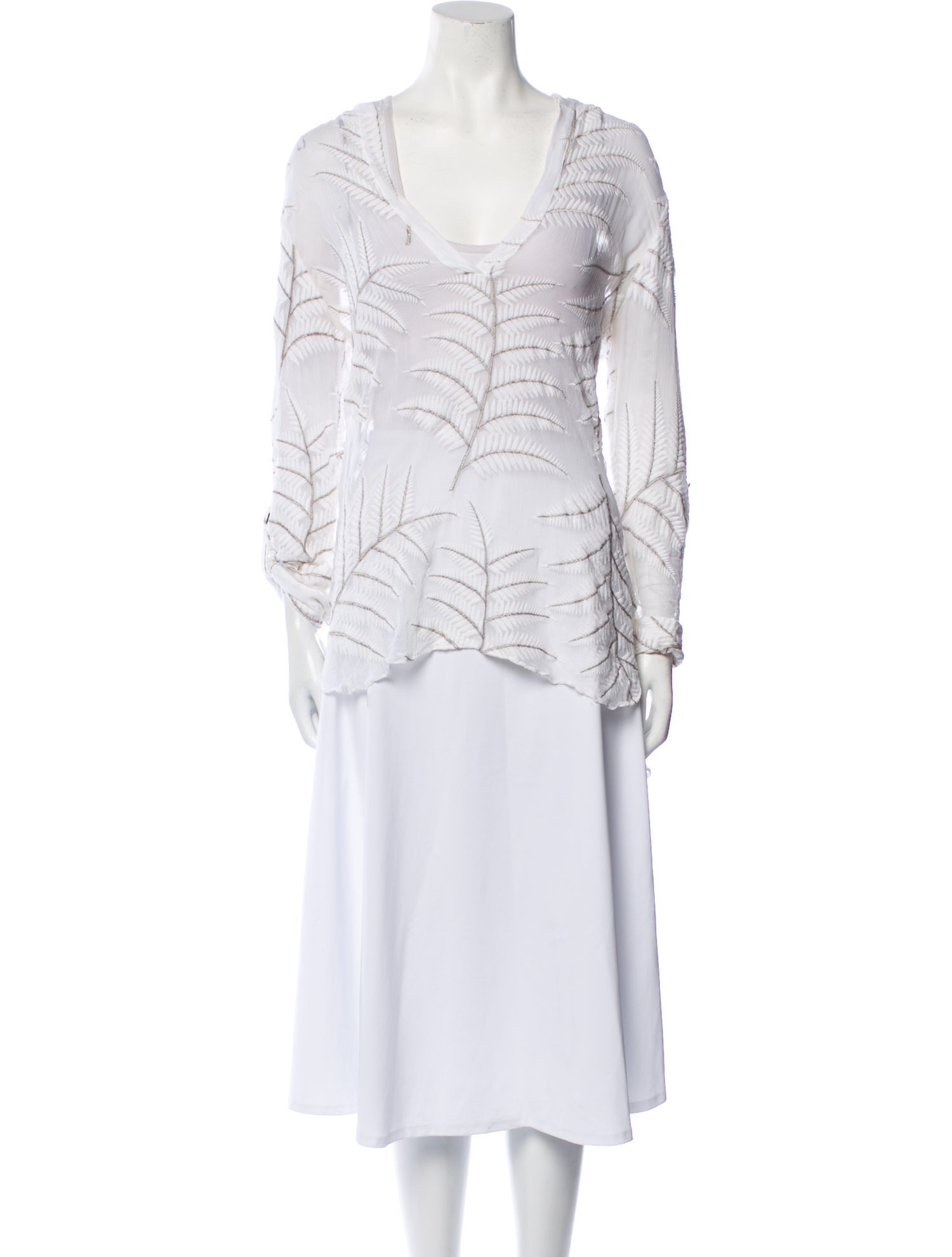 Alice + Olivia Silk Printed Tunic