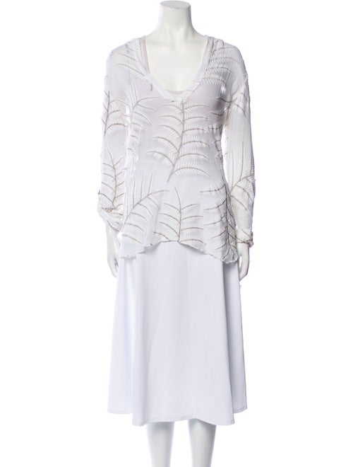 Alice + Olivia Silk Printed Tunic