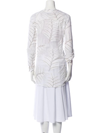 Alice + Olivia Silk Printed Tunic